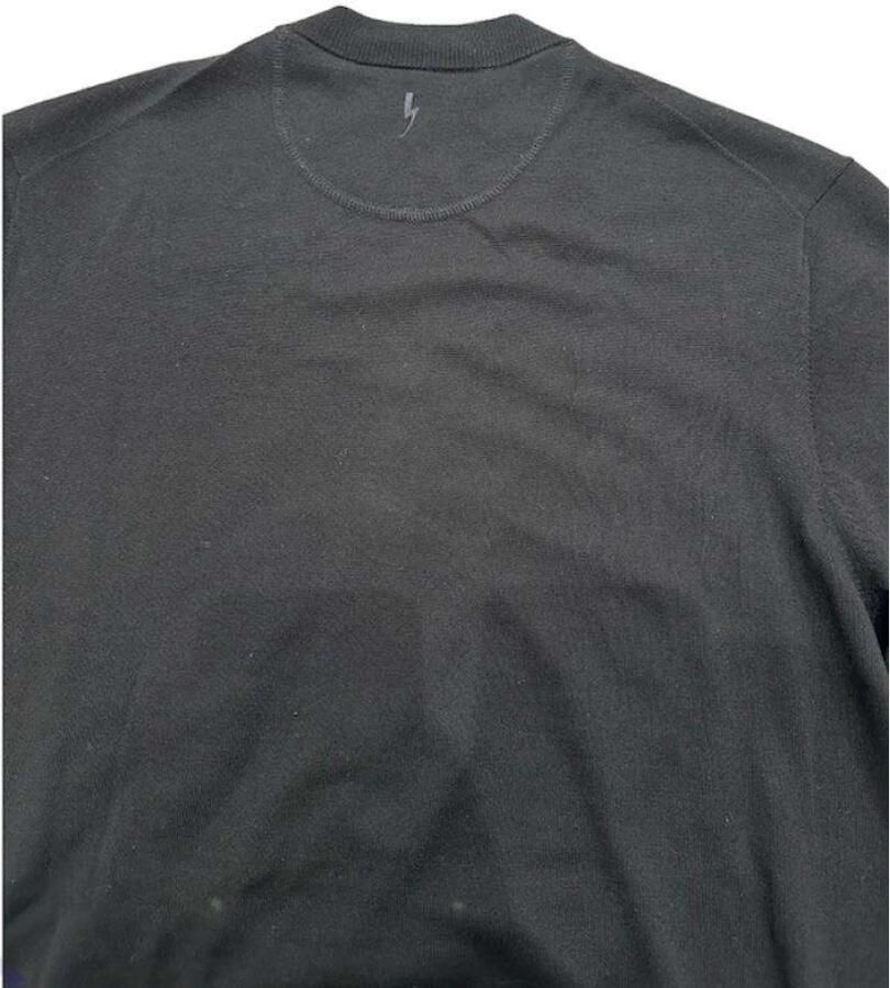 Neil Barrett Bolt Wol Vest Black Heren