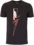 Neil Barrett t-shirt Zwart Heren - Thumbnail 3