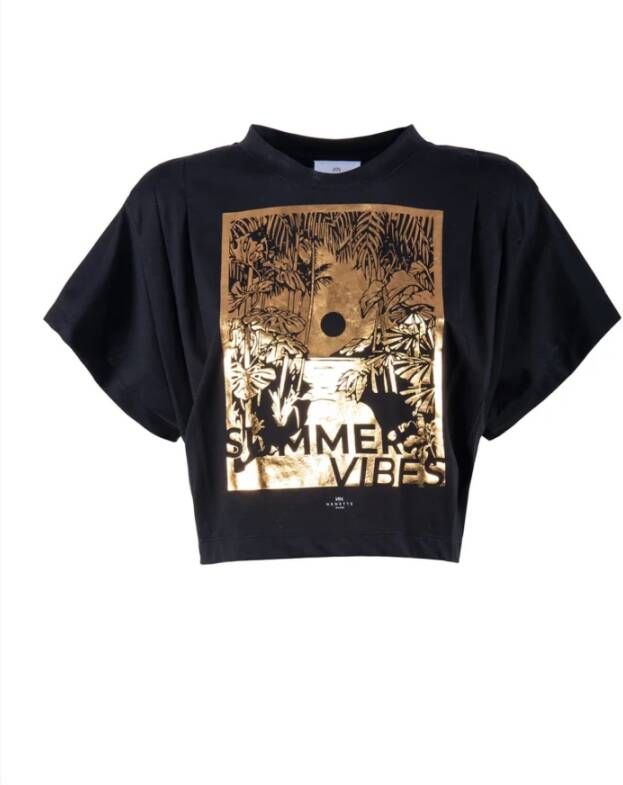 Nenette T-Shirts Zwart Dames