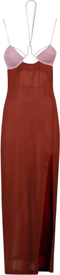 Nensi Dojaka Maxi Dresses Rood Dames