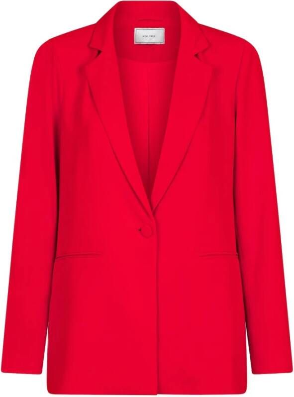 NEO NOIR Avery Geweven Blazer Rood Dames