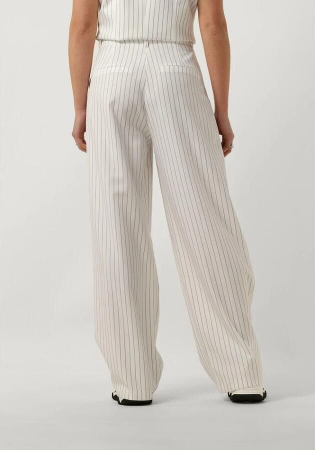NEO NOIR Dames Broeken Alessandra Pinstripe Pants Gebroken Wit - Foto 2