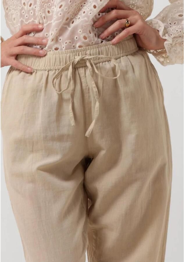 NEO NOIR Dames Broeken Sonar Linen Pants Beige