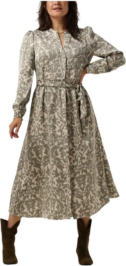 NEO NOIR Dames Jurken Cilian Flower Blur Dress Groen - Foto 3