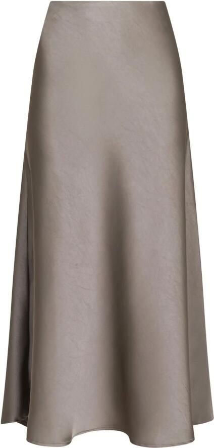 NEO NOIR Elegante Grijze Satijnen Rok Gray Dames - Foto 4