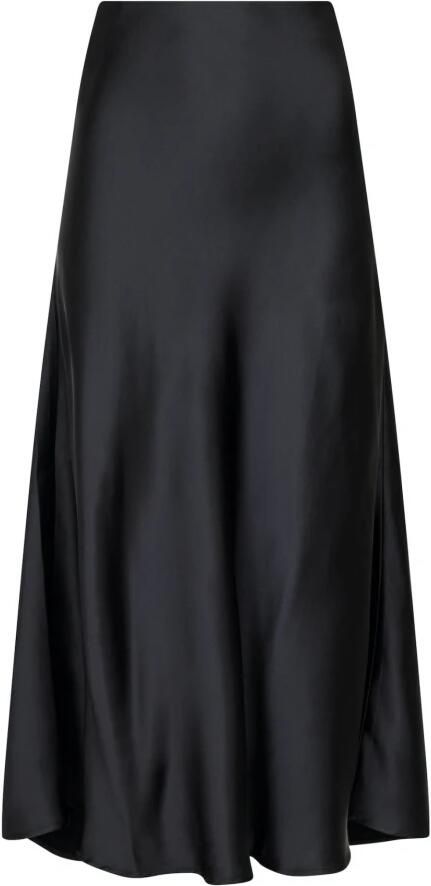 NEO NOIR Flatterende Bias Gesneden Rok Black Dames - Foto 9