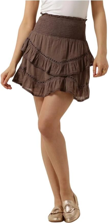 NEO NOIR Bruine Voile Rok Trendy Stijl Brown Dames - Foto 3