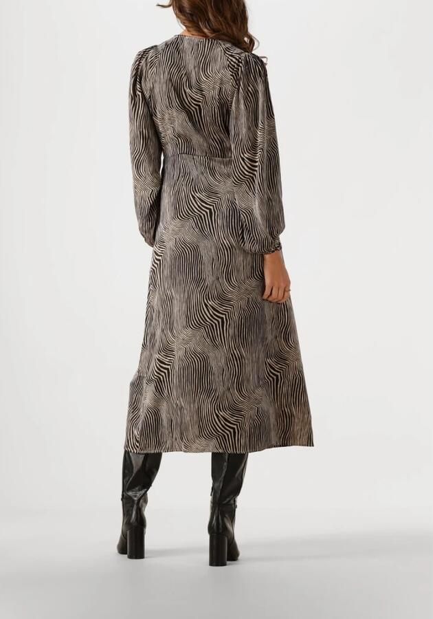 NEO NOIR Dames Jurken Isoabel Floating Wave Dress Zwart - Foto 6