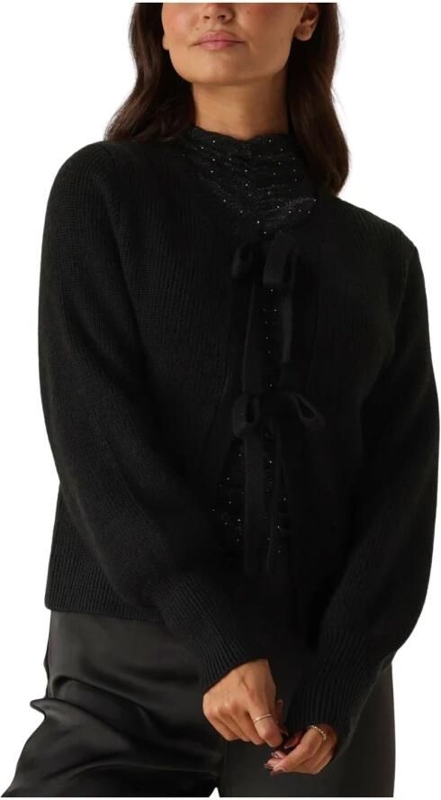 NEO NOIR Dames Truien & Vesten Muscado Knit Cardigan Zwart - Foto 7