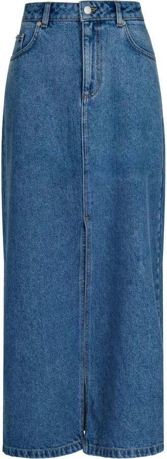 NEO NOIR Frankie D Rok Losse Pasvorm Knoop- en Ritssluiting Voorste Split Black Dames - Foto 11