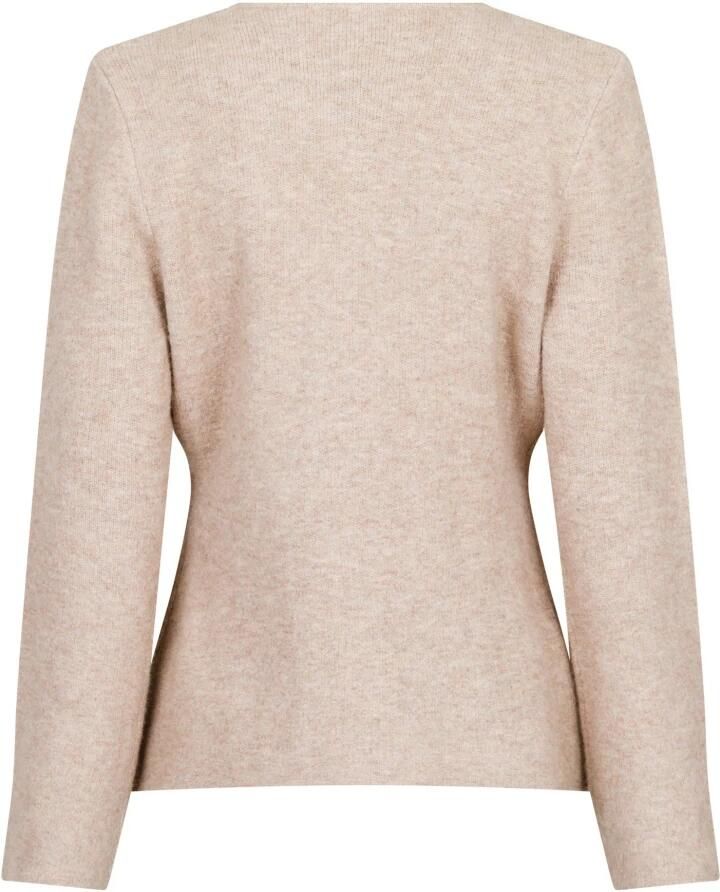 NEO NOIR Dames Truien & Vesten Marie Louise Knit Cardigan Beige - Foto 6