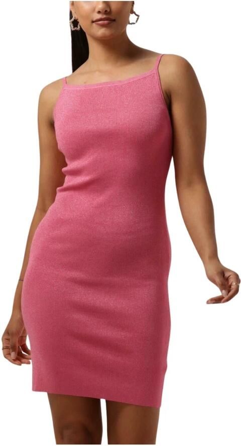 NEO NOIR Dames Jurken Contima Glitter Knit Dress Roze - Foto 3