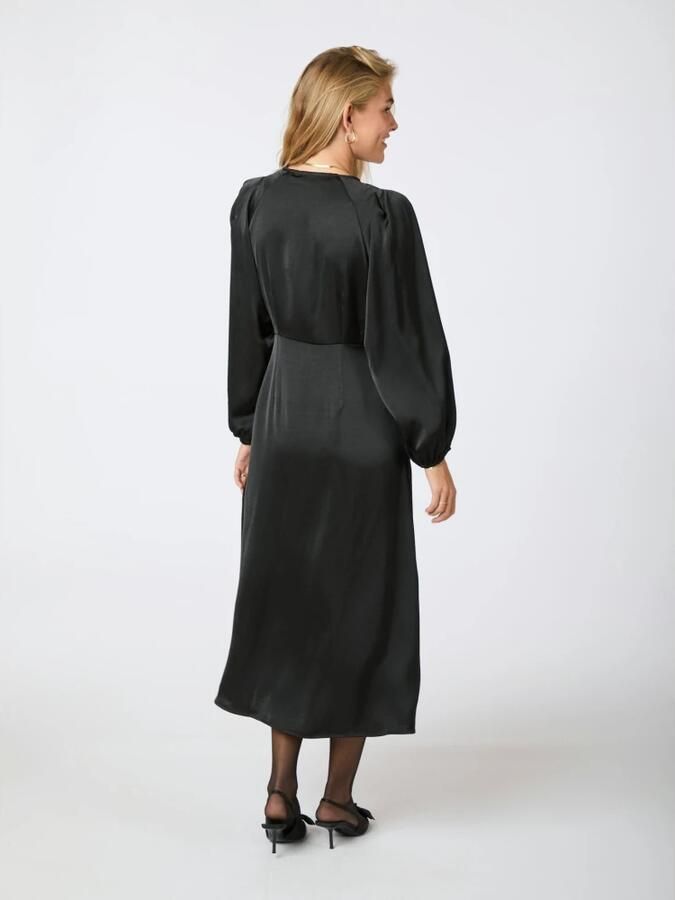 NEO NOIR Elegante Sateen Jurk voor Vrouwen Black Dames - Foto 3