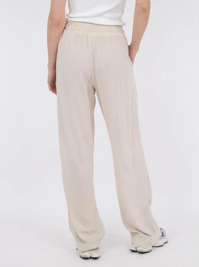 NEO NOIR Dames Broeken Sonar Drapy Linen Pants Zand - Foto 7