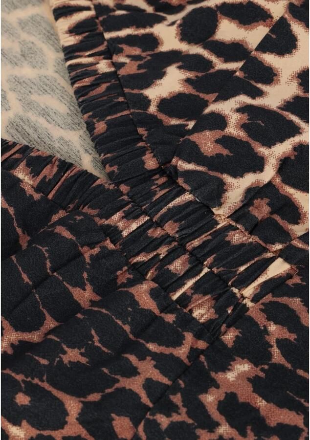 NEO NOIR Luipaardprint Jurk Illana Stijl Brown Dames