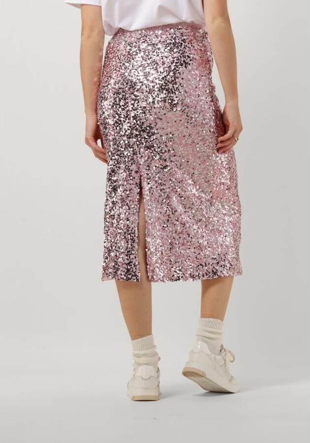 NEO NOIR Dames Rokken Baira Sequins Skirt Roze - Foto 2