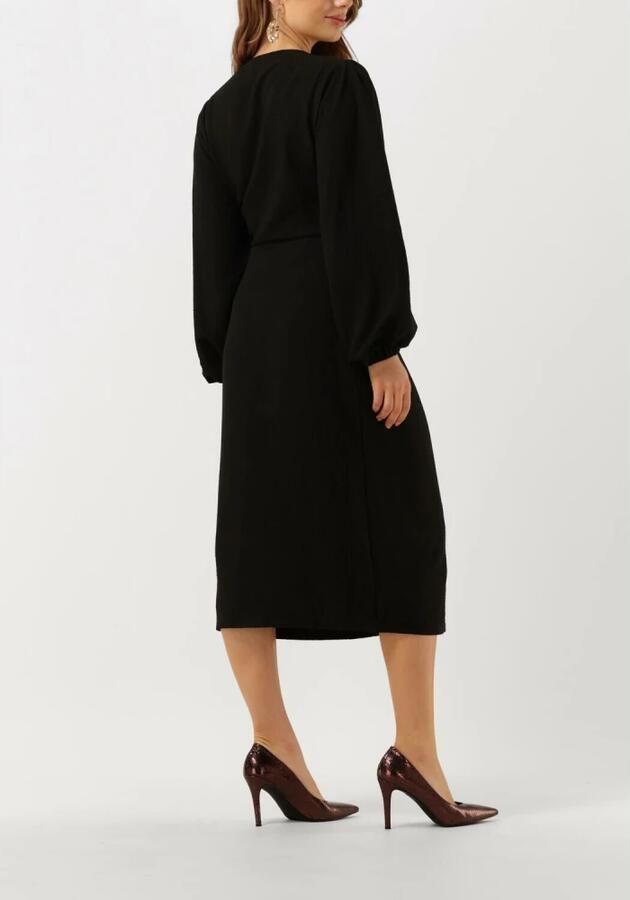NEO NOIR Dames Jurken Onassis Solid Wrap Dress Zwart - Foto 2