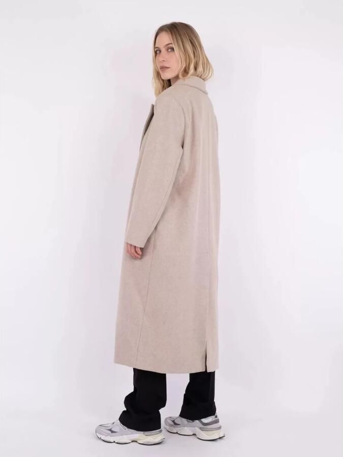 NEO NOIR Stoere wollen jas in donkergrijs Beige Dames - Foto 2