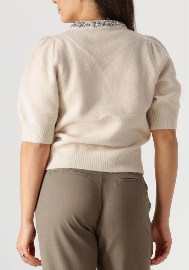 NEO NOIR Dames Truien & Vesten Maia Stone Knit Blouse Ecru - Foto 6