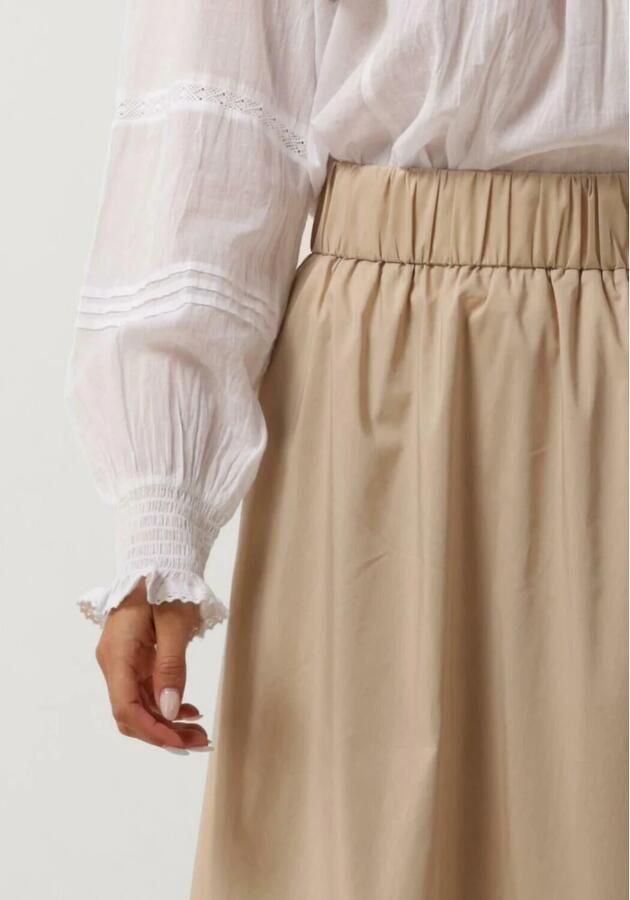 NEO NOIR Dames Rokken Yara Poplin Skirt Zand