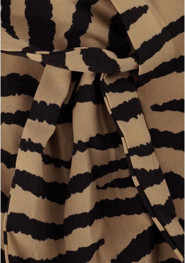 NEO NOIR Dames Jurken Oaklynn Graphic Zebra Dress Zand - Foto 5