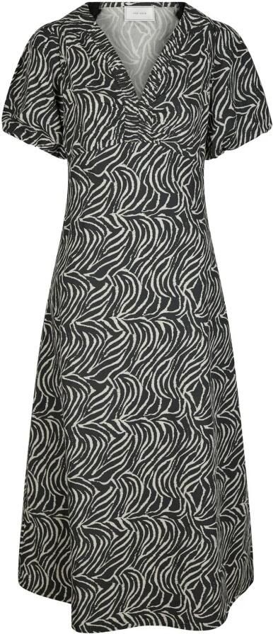 NEO NOIR Dames Jurken Illana Zebra Dress Zwart - Foto 5