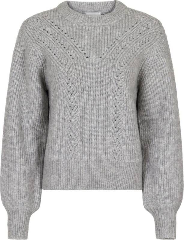 NEO NOIR Gimora Strik 159819 Grijs Melance Gray Dames