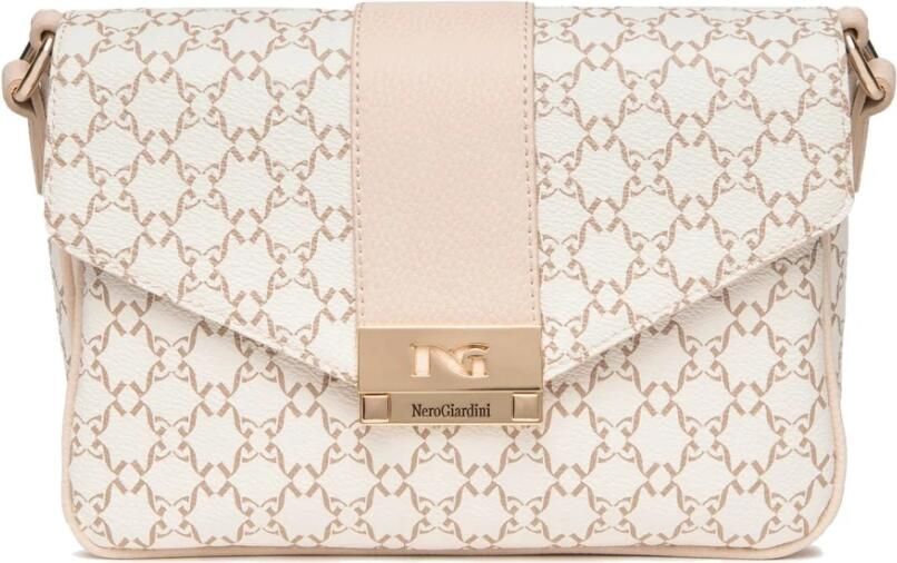 Nerogiardini Stijlvolle Cross Body Tas Beige Dames - Foto 4