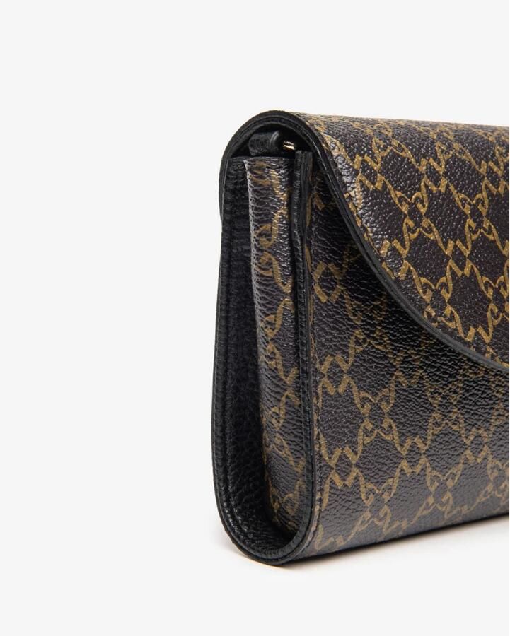 Nerogiardini Stijlvolle technische materiaal dames clutch Brown Dames