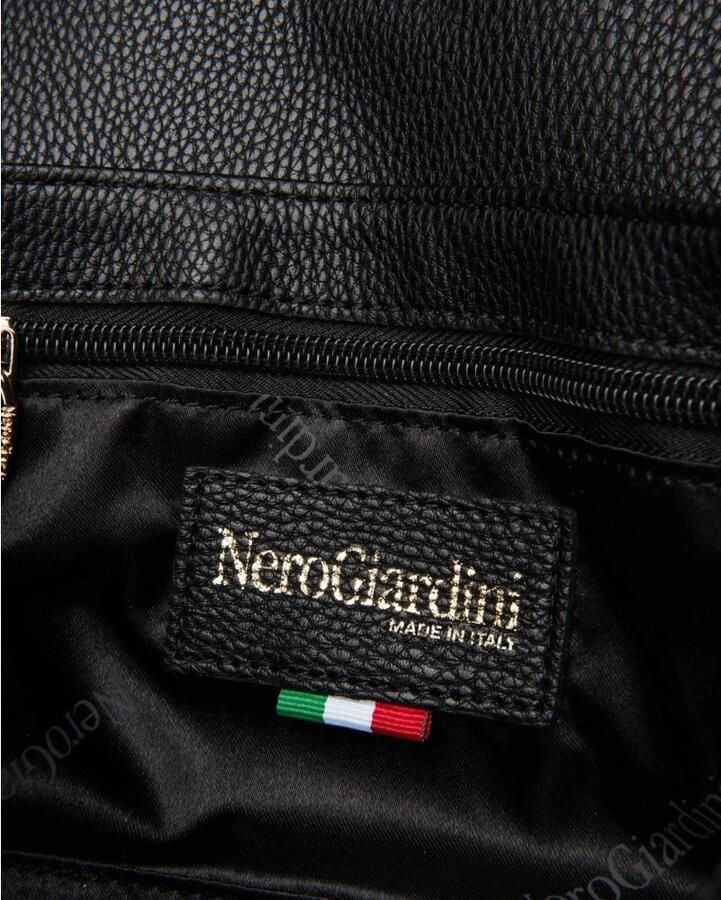 Nerogiardini Stijlvolle technische materiaal dames clutch Brown Dames - Foto 2