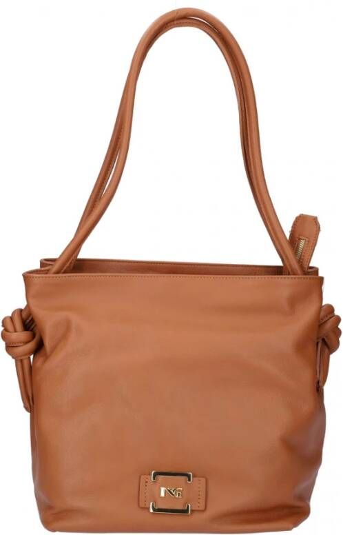 Nerogiardini Shoulder Bags Bruin Dames