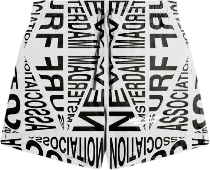 New Amsterdam Surf Association Casual Shorts White Heren