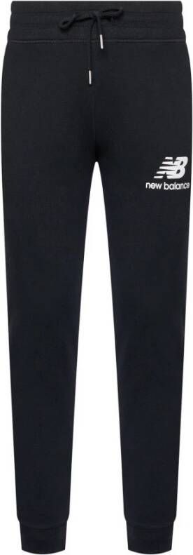 New Balance Essentiële Stacked Logo Sweatpants Black Heren