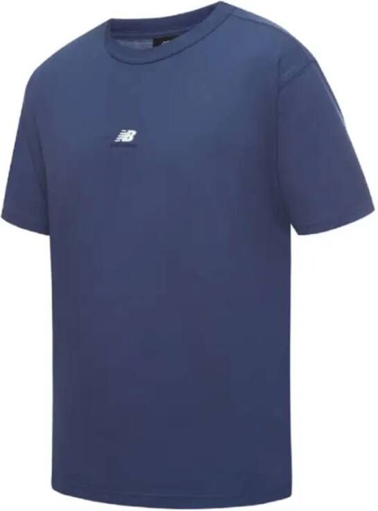 New Balance Athletics Remastered T-Shirt Blauw Heren