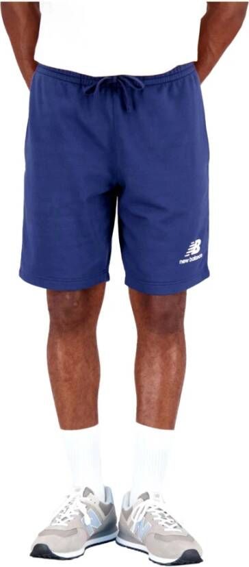 New Balance Essentials Shorts Blue Heren