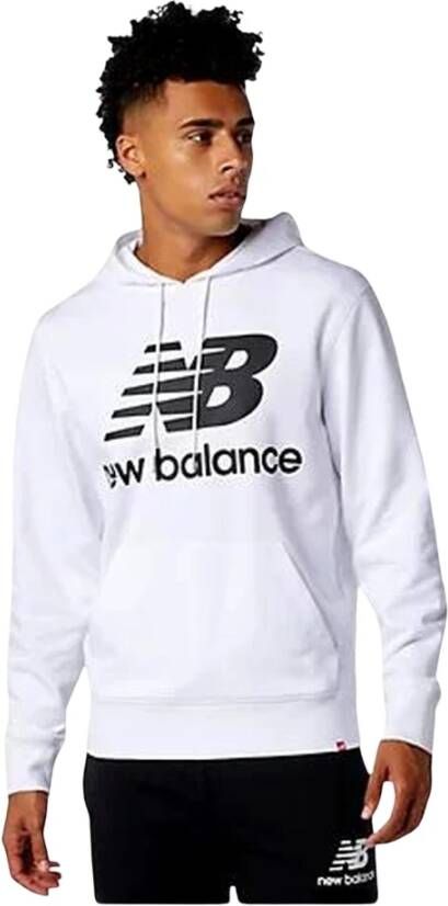 New Balance Hoodies Wit Heren