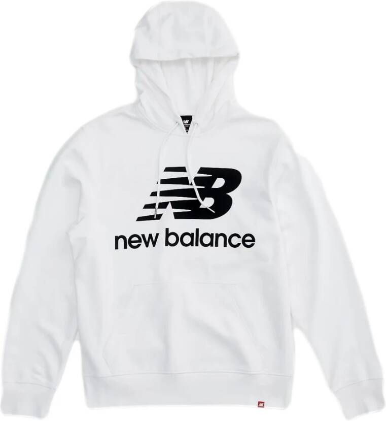 New Balance Logo Hoodie voor Heren White Heren