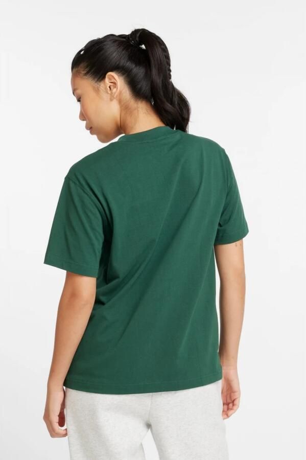 New Balance Athletics Oversized Crest T-Shirt Green Dames - Foto 3