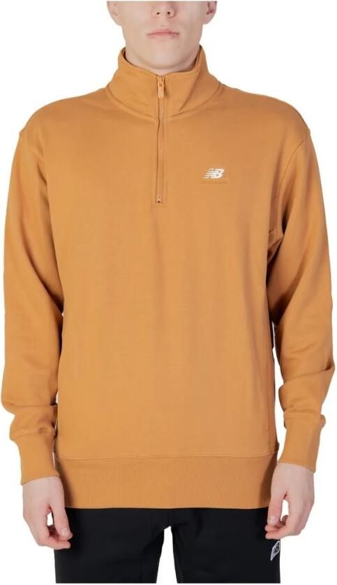 New Balance Bruine Katoenen Sweater Heren Collectie Brown Heren - Foto 4