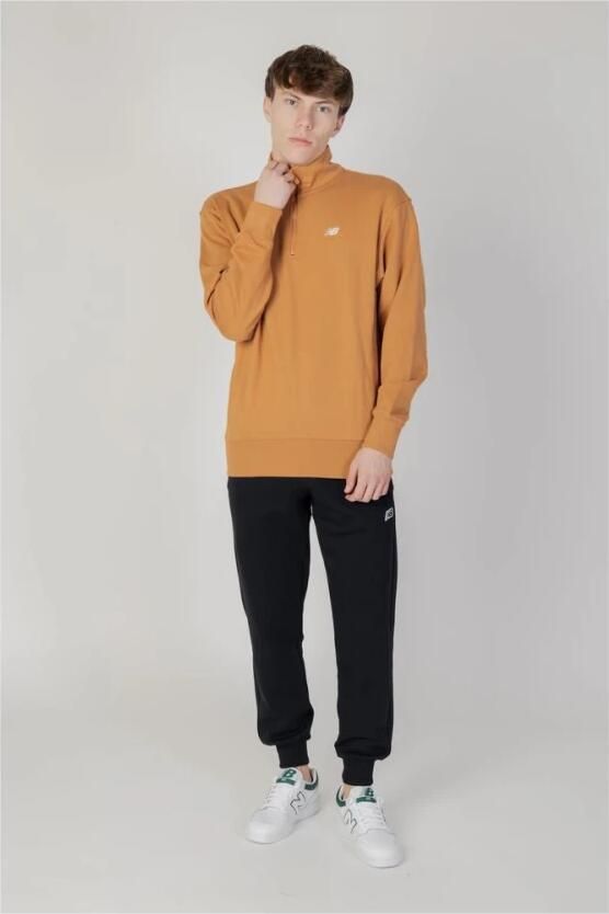 New Balance Bruine Katoenen Sweater Heren Collectie Brown Heren - Foto 2