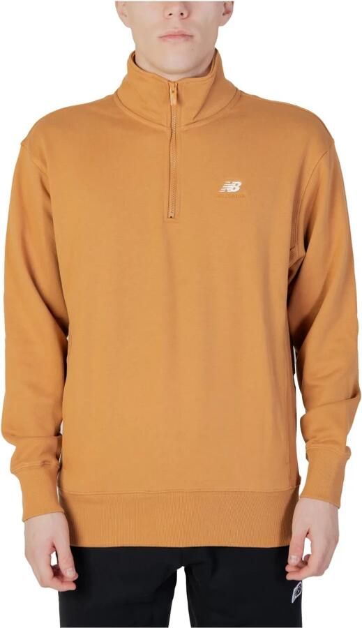 New Balance Bruine Katoenen Sweater Heren Collectie Brown Heren - Foto 5