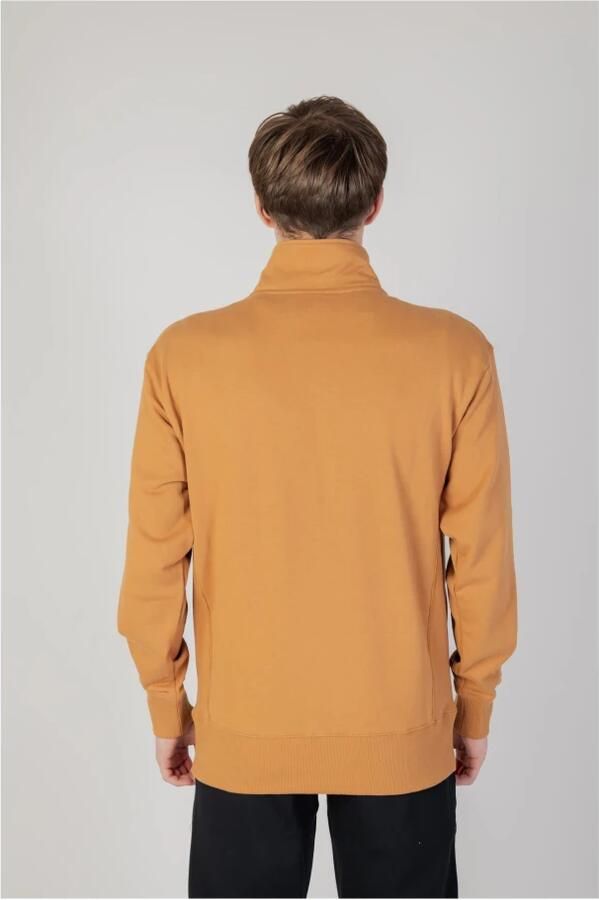 New Balance Bruine Katoenen Sweater Heren Collectie Brown Heren