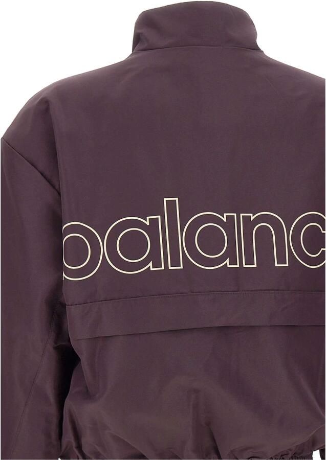 New Balance Gekleurde grafische geweven jas Purple Dames - Foto 2