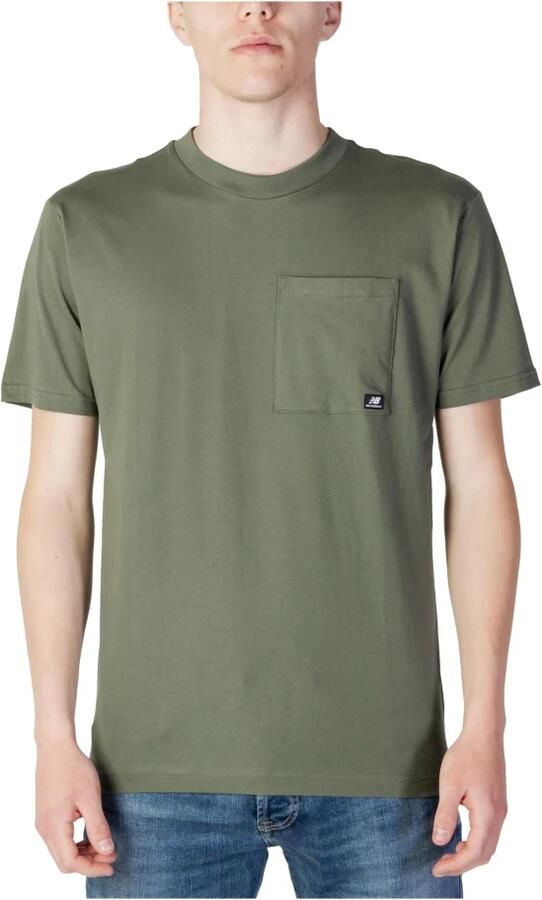 New Balance Groene Heren T-shirt met Ronde Hals Green Heren - Foto 2