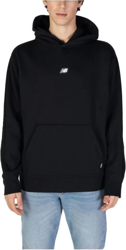 New Balance Heren sweatshirt van gerecycled polyester herfst winter Black Heren - Foto 3