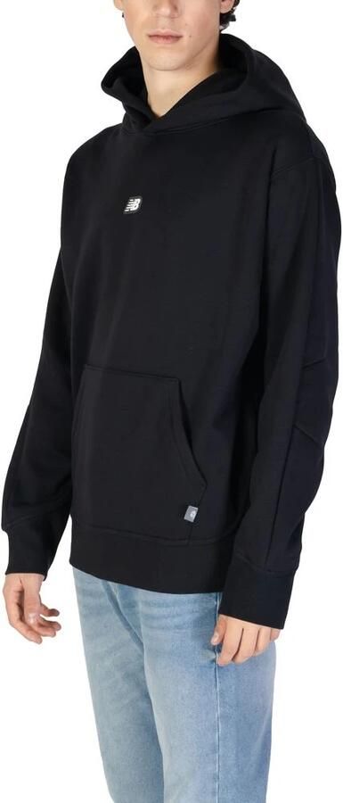 New Balance Heren sweatshirt van gerecycled polyester herfst winter Black Heren - Foto 2