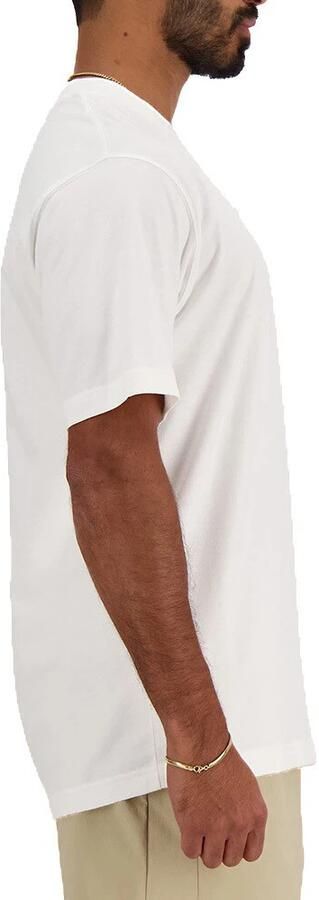New Balance Heren T-shirt Lente Zomer Collectie 100% Katoen White Heren - Foto 3