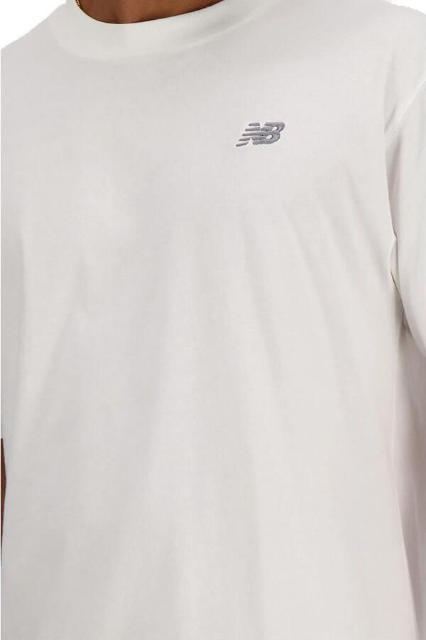 New Balance Heren T-shirt Lente Zomer Collectie 100% Katoen White Heren