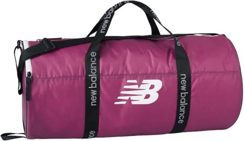 New Balance Katoenen Duffeltas voor Gym en Reizen Purple Unisex