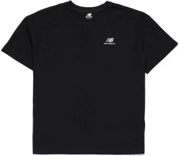 New Balance Katoenen Jersey Gender-Neutraal T-shirt Black Heren